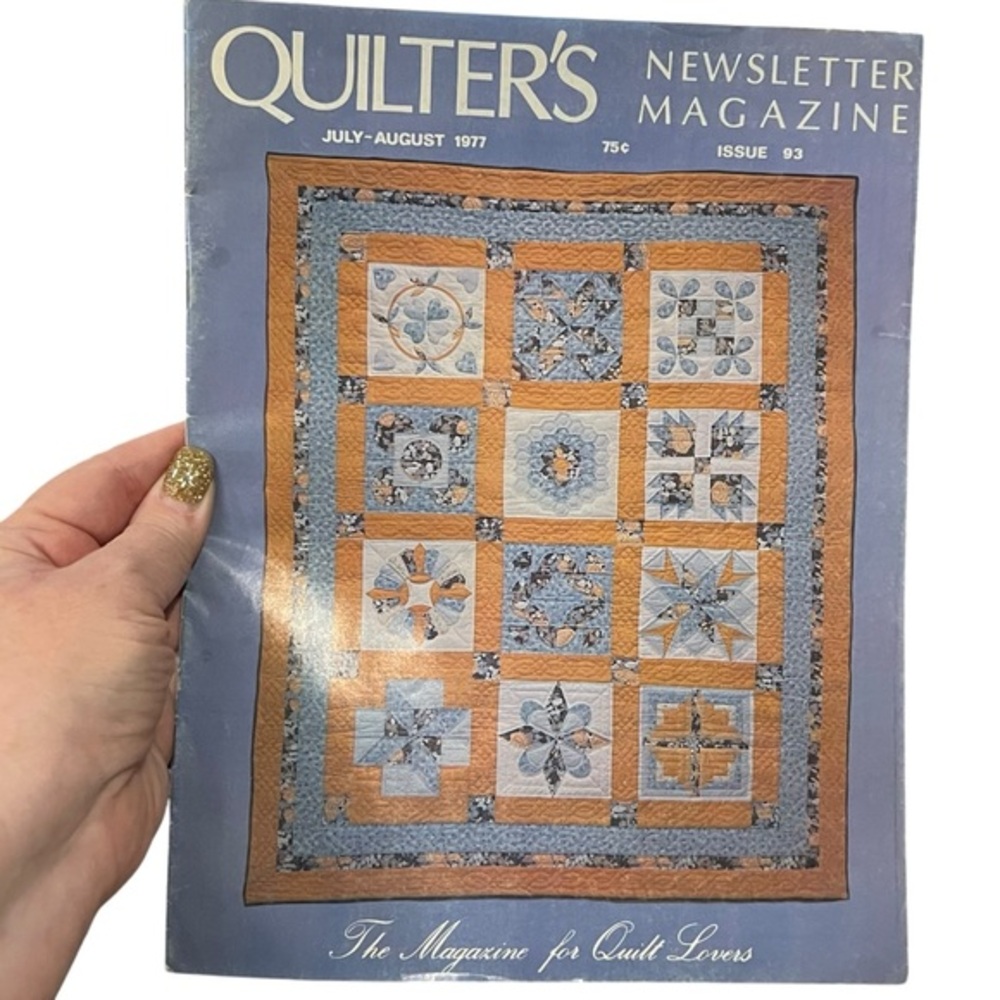 Quilter's Newsletter Magazine Lot of 5 Issues 1977 VINTAGE Fun Patterns! - Picture 2 of 12